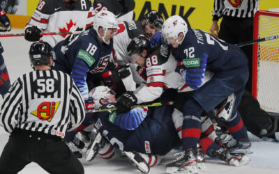Sponsrad text: Fem bästa målen i Hockey-VM 2021